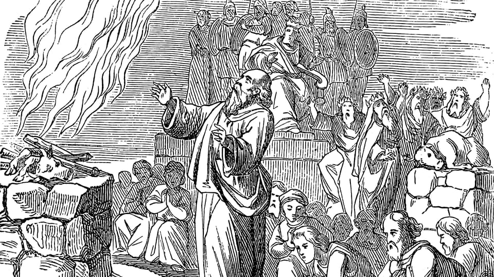 Elijah on Mount Carmel