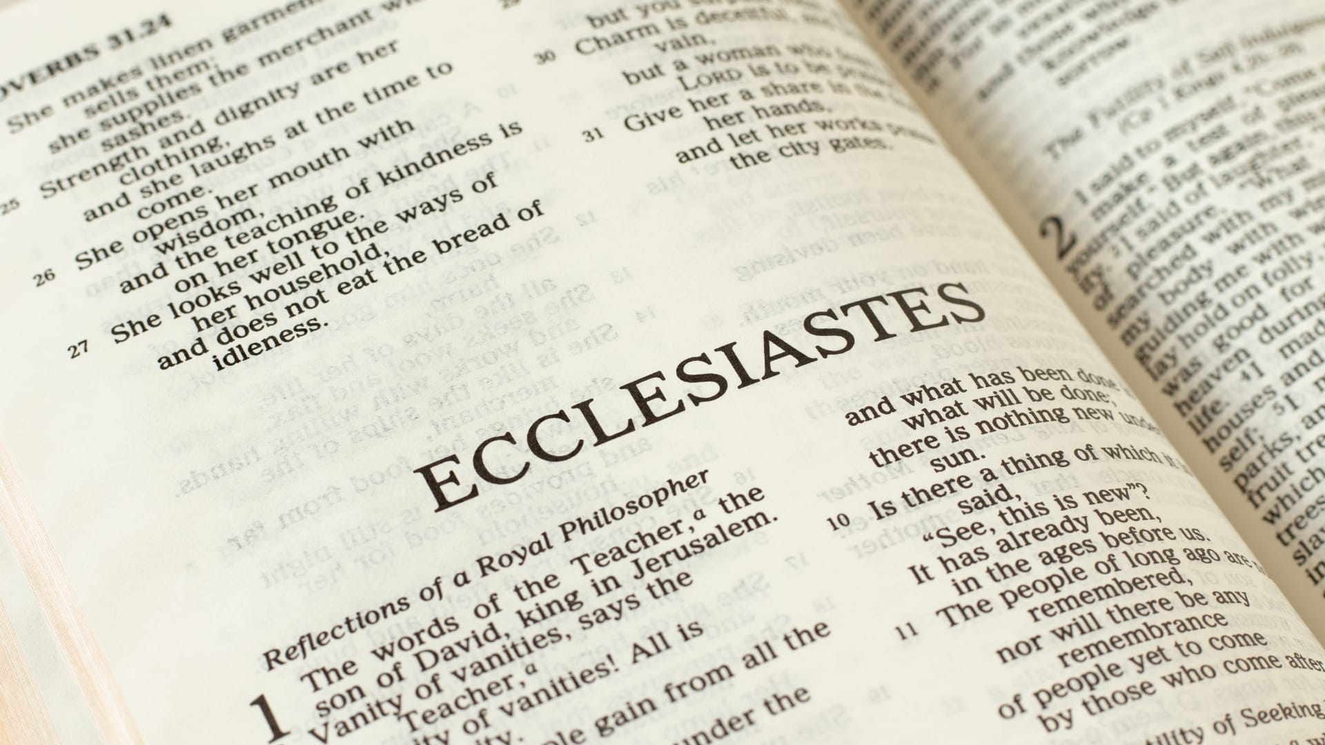 The End of the Matter (Ecclesiastes 12:9-14)