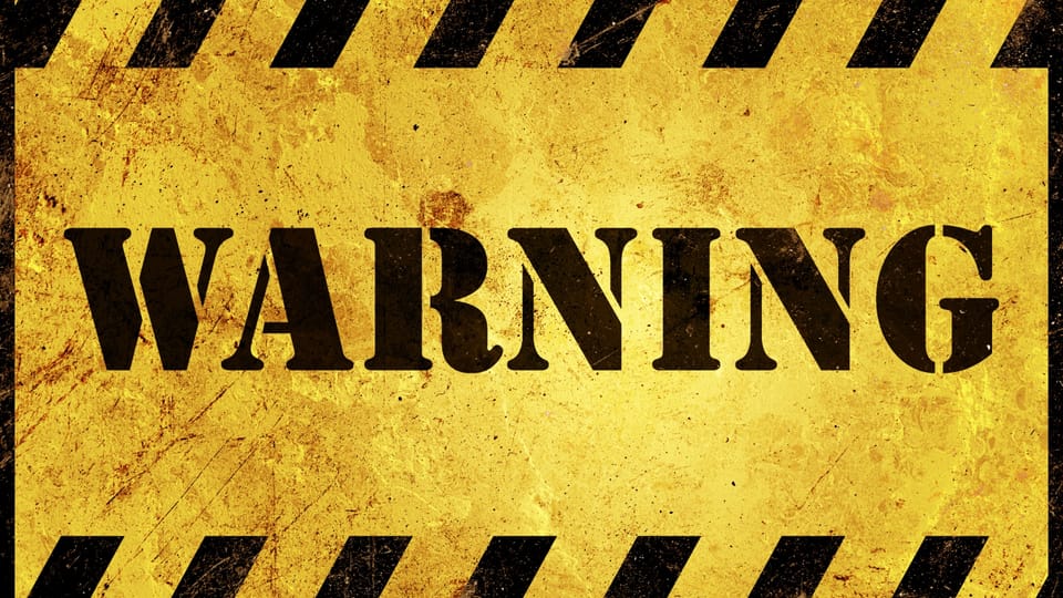warning
