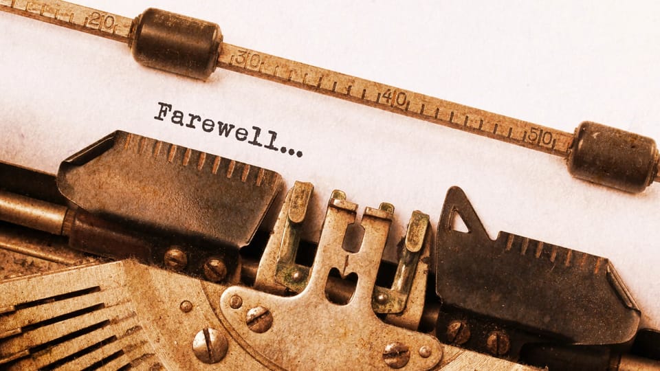 farewell
