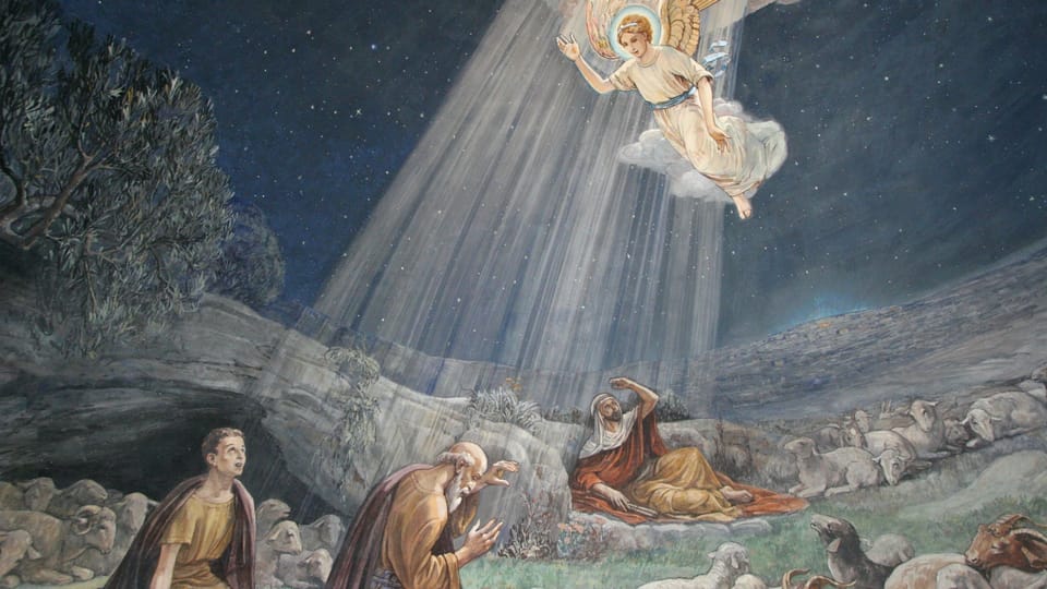 angels and shepherds