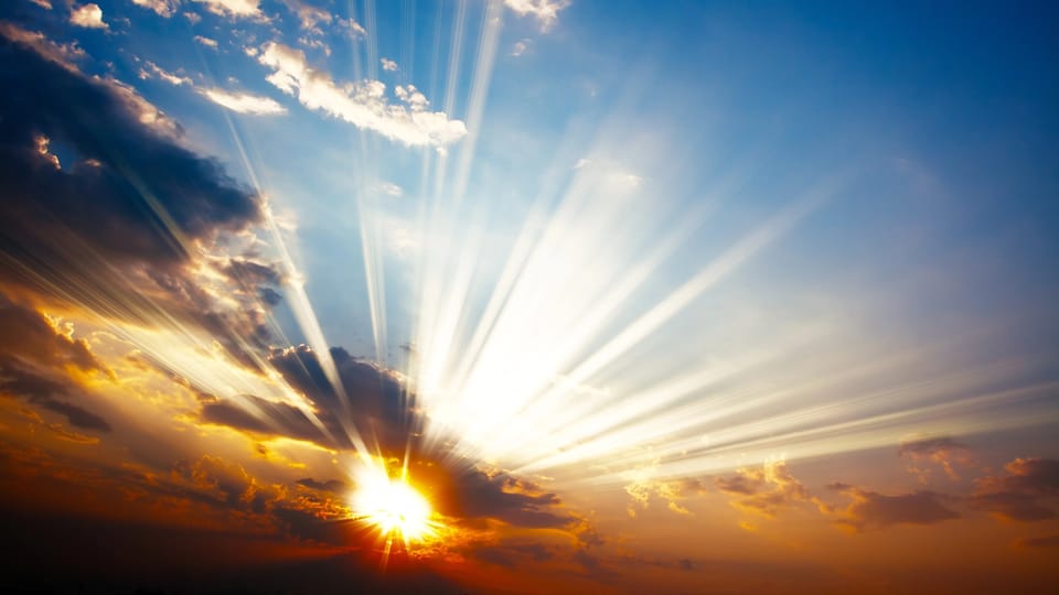 colorful sun