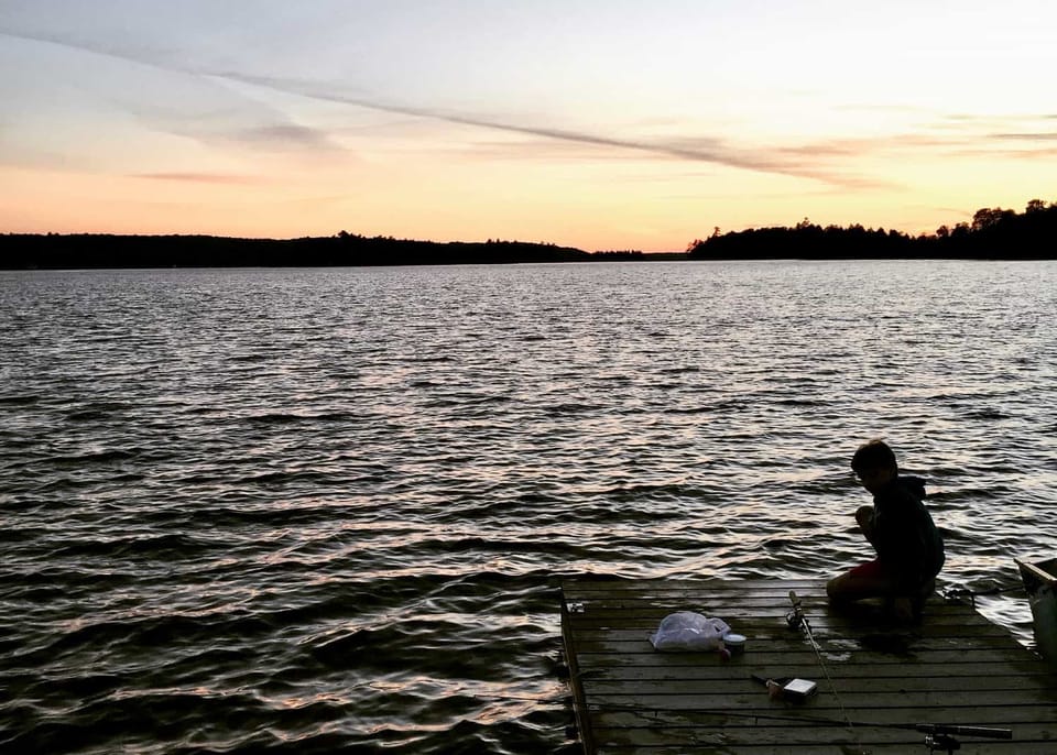 Sunset in Restoule, Ontario