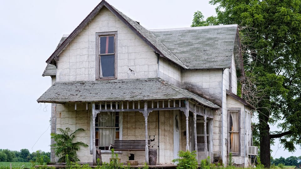 broken house