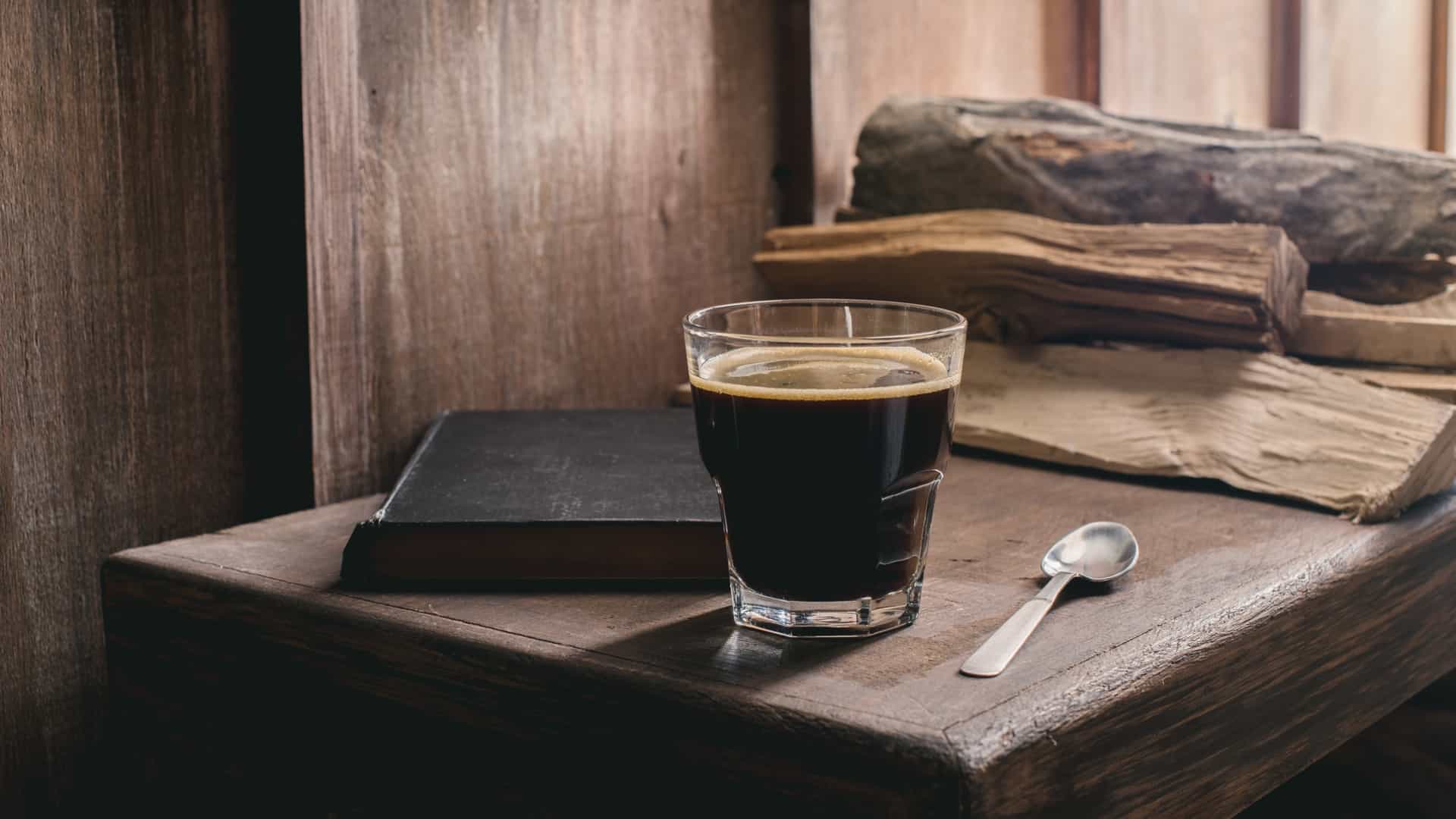coffee and old books