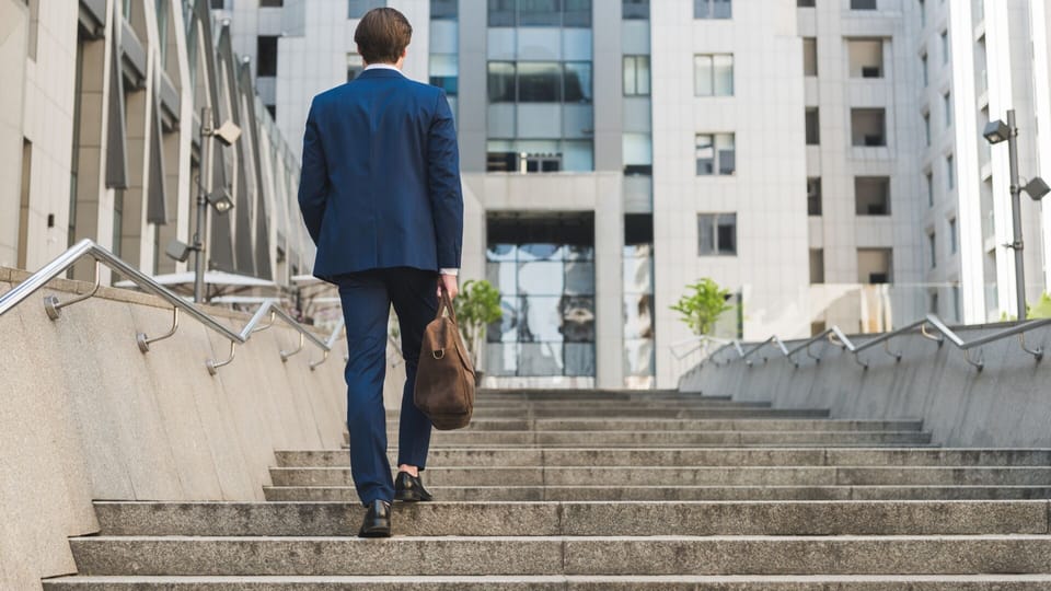 man with briefcase