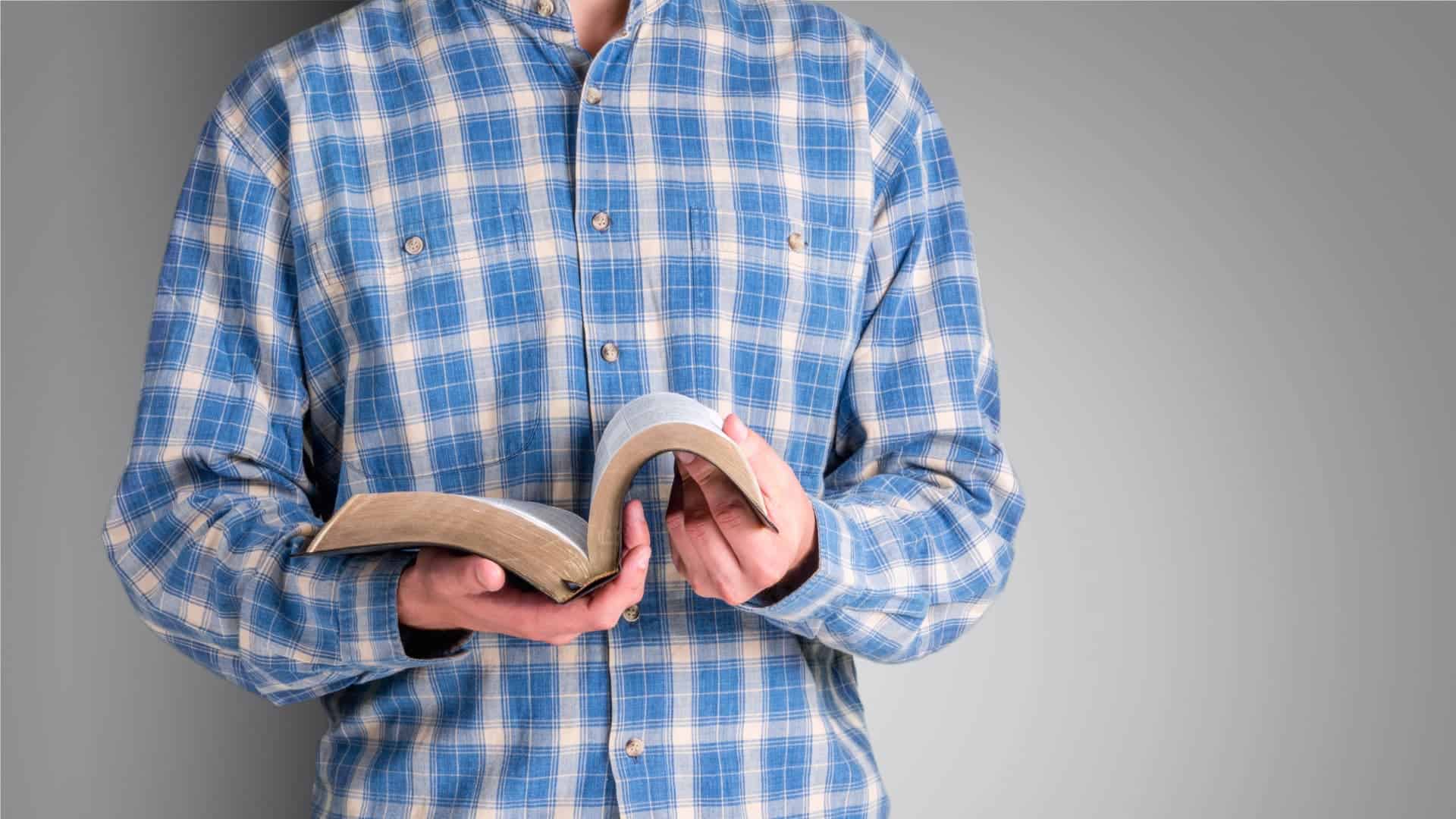 man with Bible