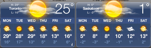 Why Toronto is better than Saskatoon