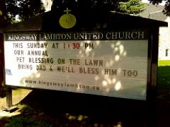 Today’s Church Sign