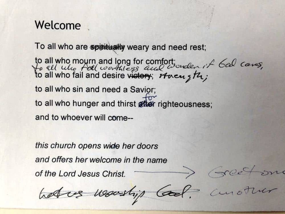 This Church Opens Wide Her Doors