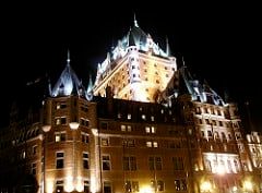 The Frontenac at night