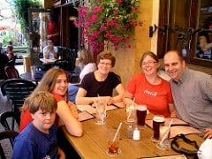 Dinner at Economy Shoe Shop