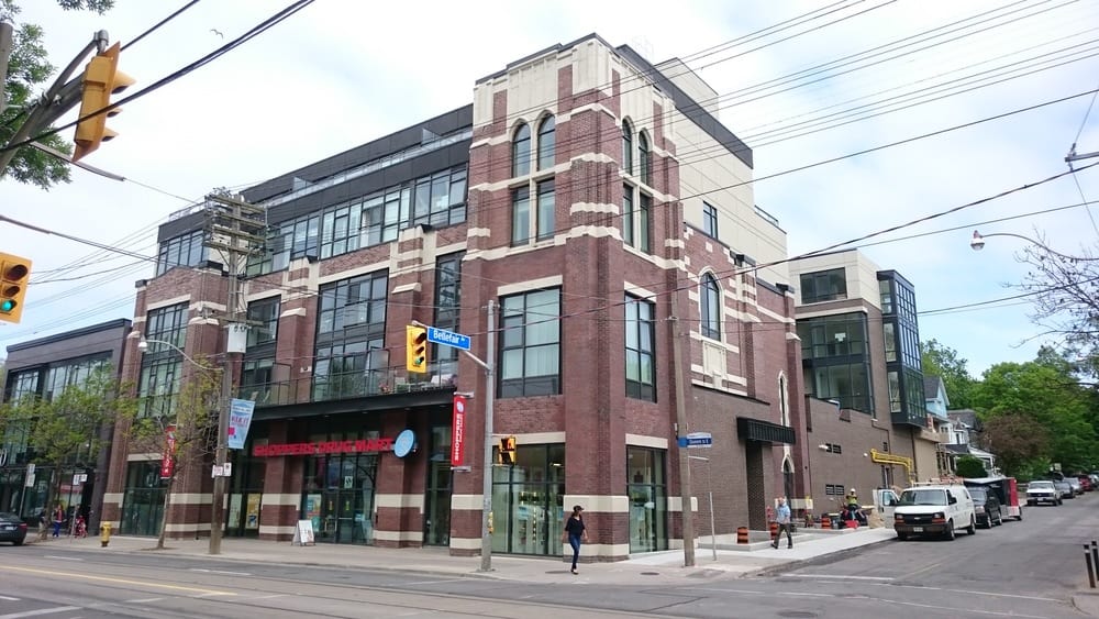 A former church building converted to a condo